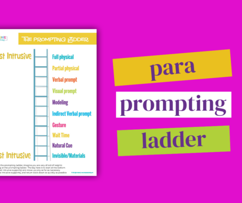 Going Down (not up) the Prompting Ladder • Inclusive Schooling