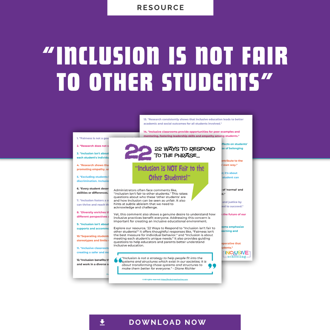 22 WAYS inclusion is not fair to other students(1)
