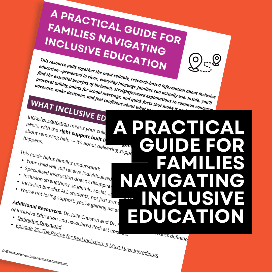 A PRACTICAL GUIDE FOR FAMILIES NAVIGATING INCLUSIVE EDUCATION